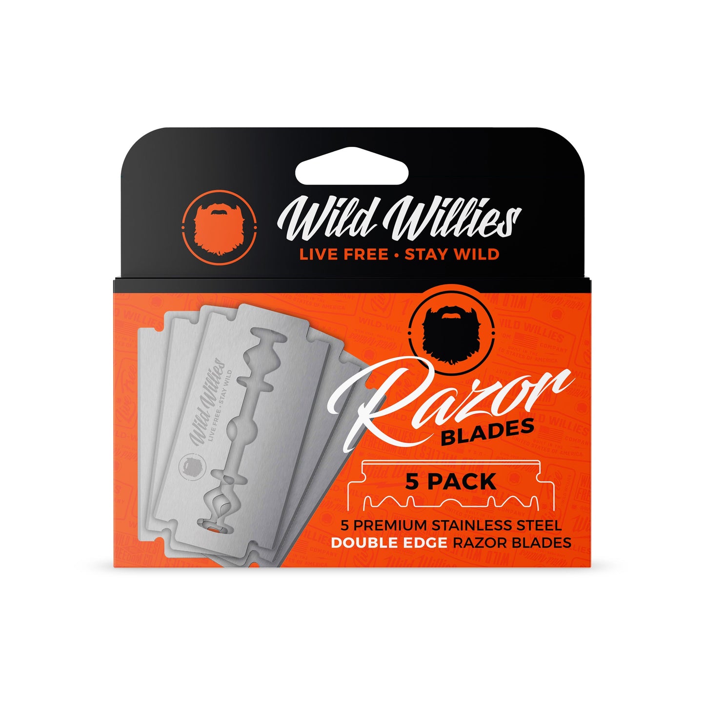 Razor Blades - 5 Pack Grooming Tools Wild Willies 