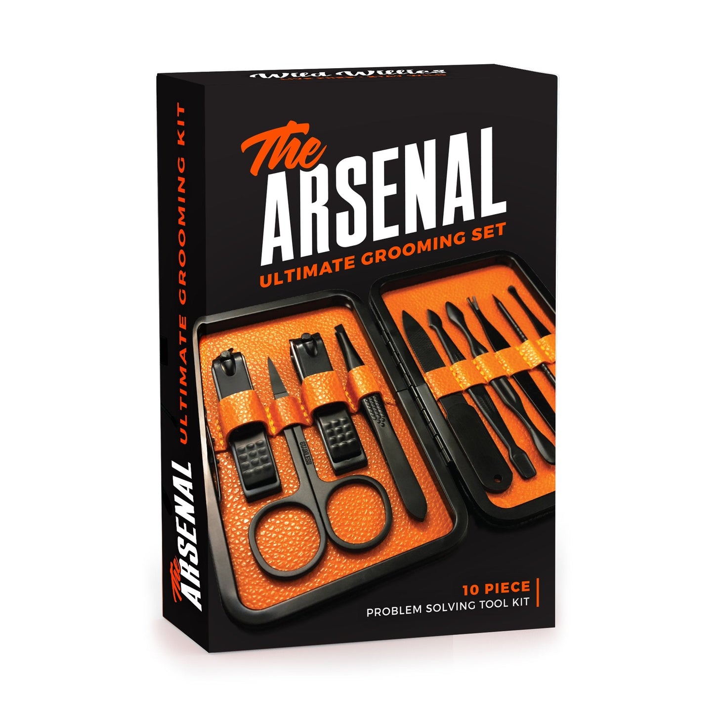 The Arsenal Mens Grooming Kit Wild-Willies